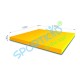 Folding mat 100x100 Blue-Yellow