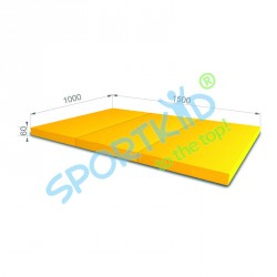 Folding mat 150x100 Blue-yellow
