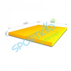 Folding mat kid (4x) 1000 x 1000 x 60mm